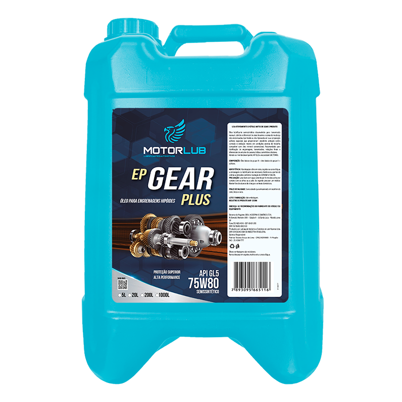 Motorlub GEAR PLUS 75W80 GL5 20L