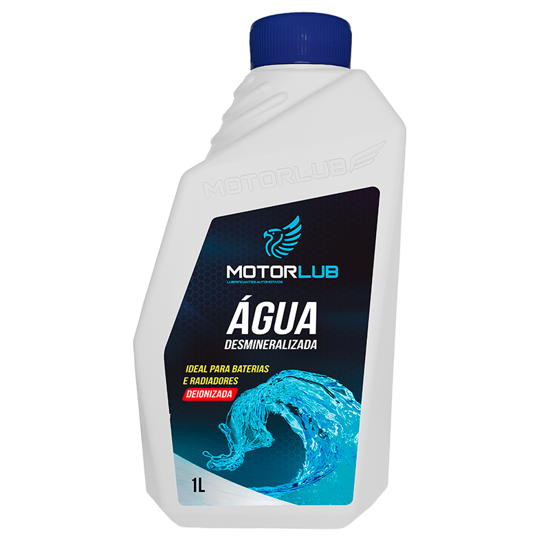 Água Desmineralizada Deionizada 1L